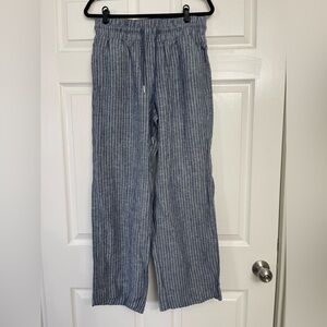 Quince 100% European linen wide leg pants | Size medium